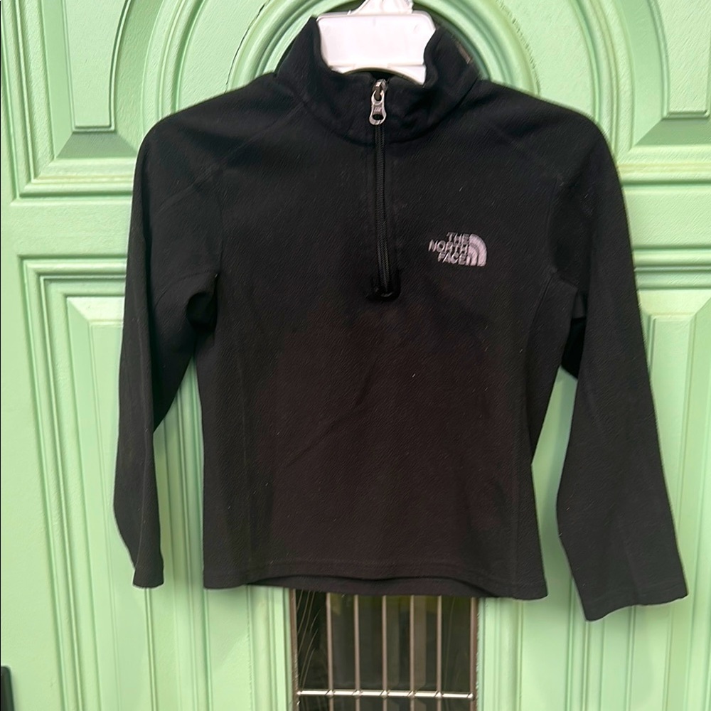 The North Face Girls Size 6 Black Fleece Pullover